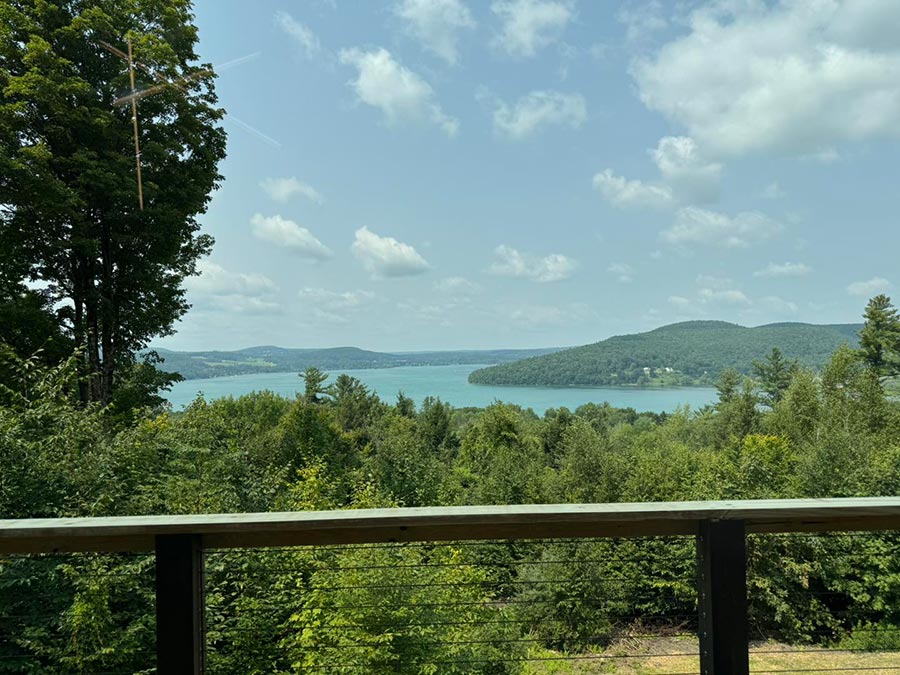 Black 6-Inch Gutters on Stunning New Home in Cooperstown, NY