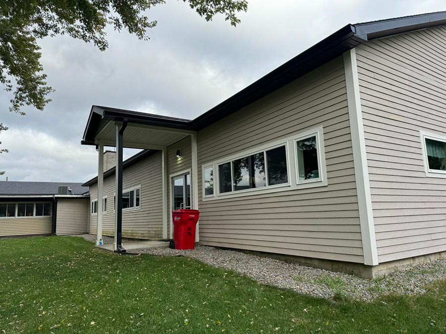 Rome Christian Center Gutter Install